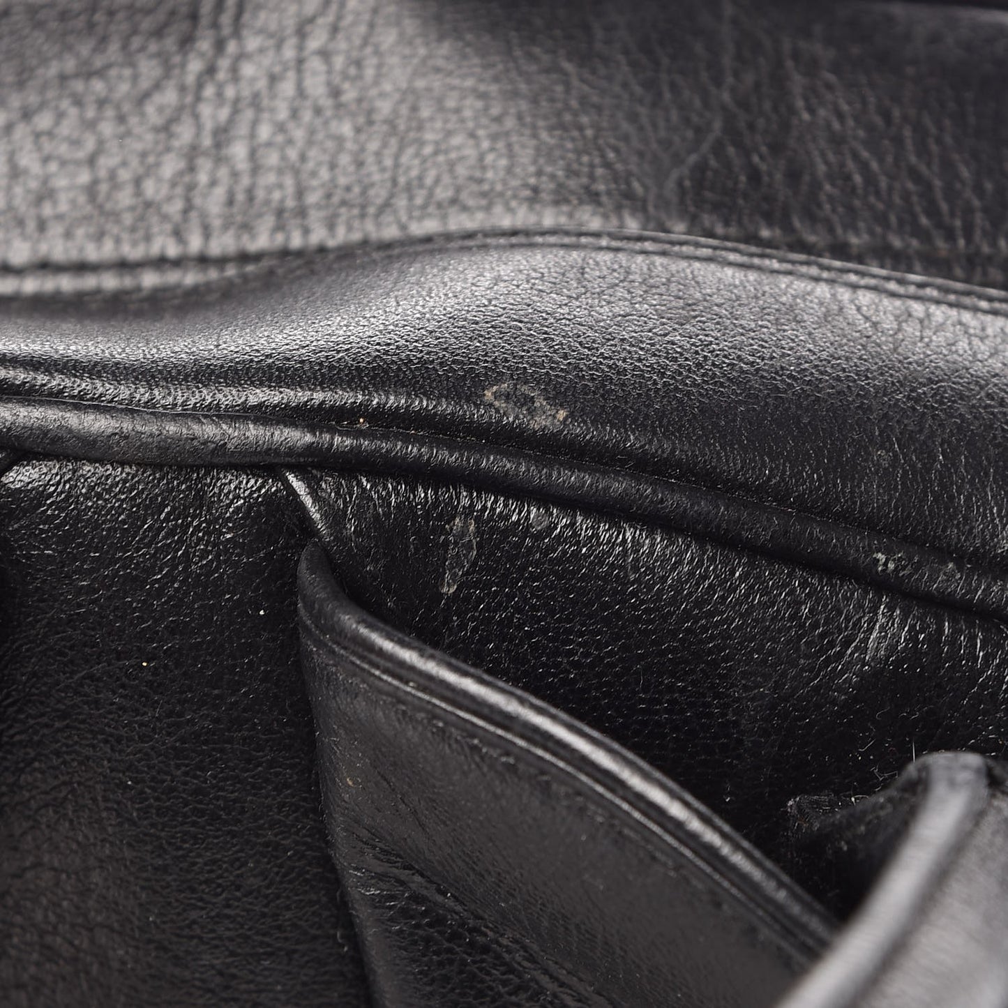 Calfskin Saddle Bowler Black