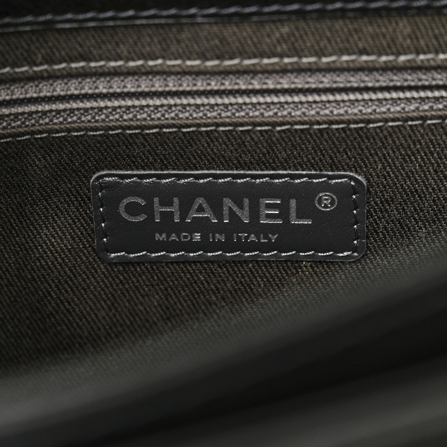 Chanel Calfskin Flap Bag Dark Green 7 of 12
