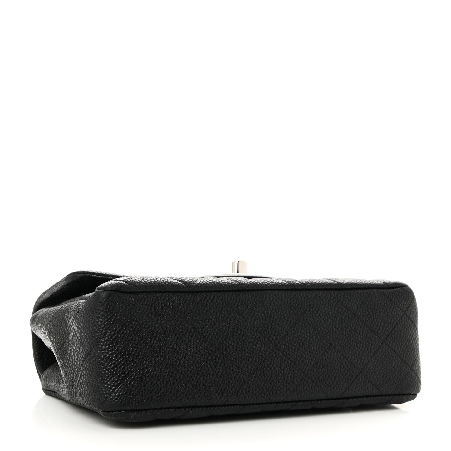 Caviar Quilted Mini Rectangular Flap Black