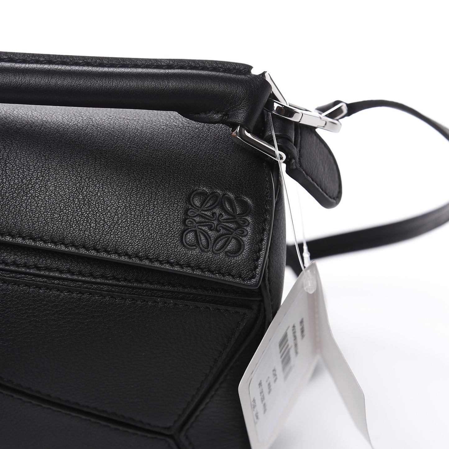Calfskin Mini Puzzle Bag Black