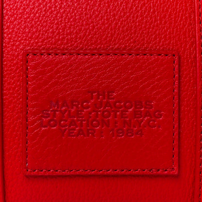 Marc Jacobs Grained Calfskin Small The Tote Bag Red 9 of 12