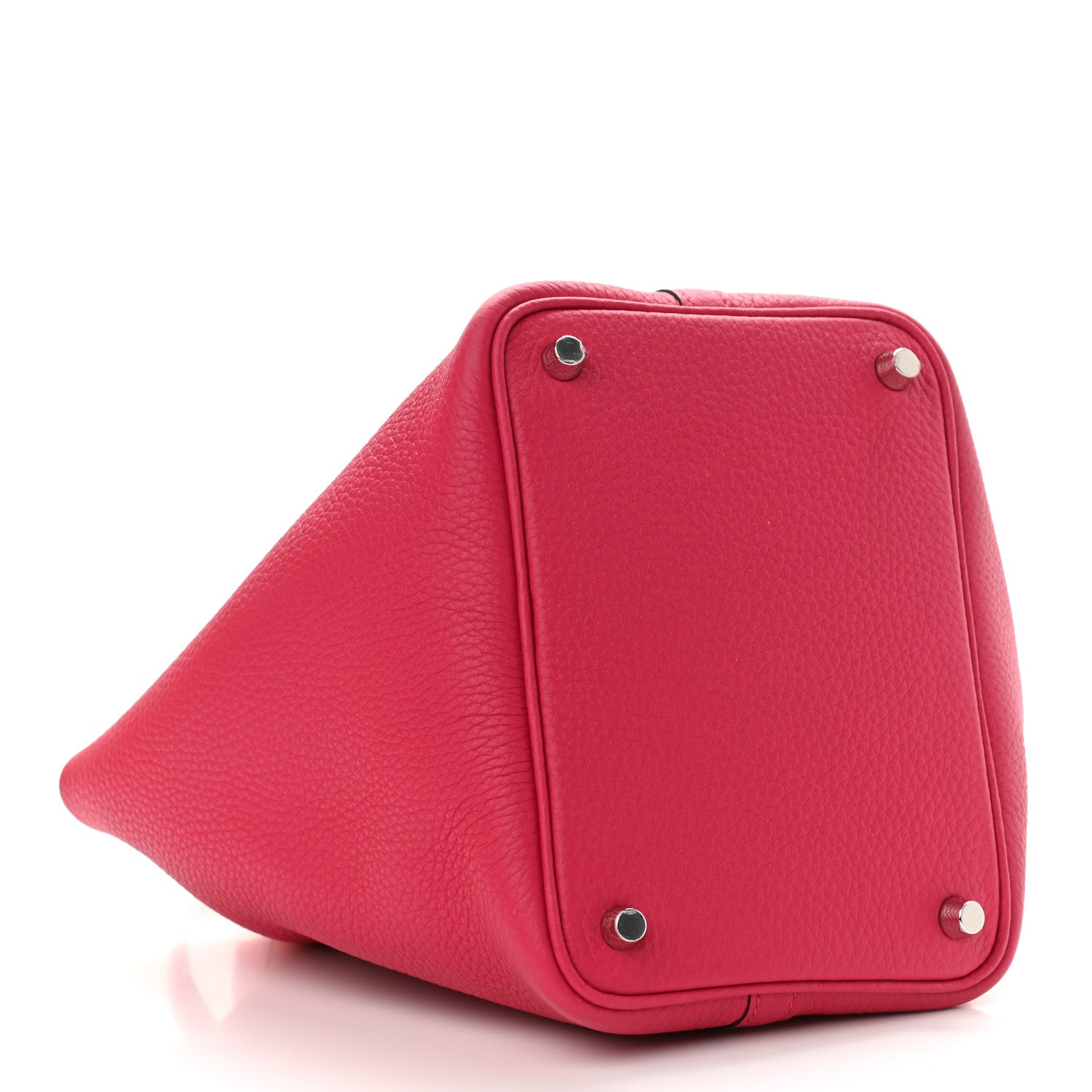 Hermes Taurillon Clemence Matte Alligator Picotin Lock Touch 18 PM Rose Mexico 4 of 12