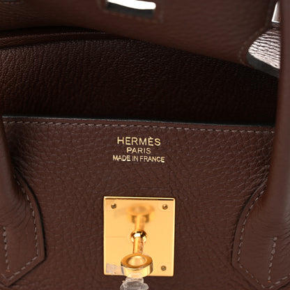 Hermes Taurillon Clemence Birkin 35 Havane 7 of 13