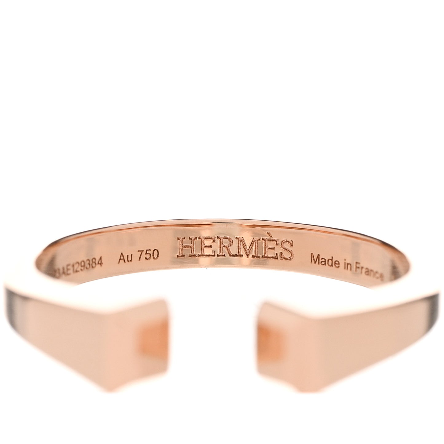18K Rose Gold PM Clou de Forge Ring 54 7