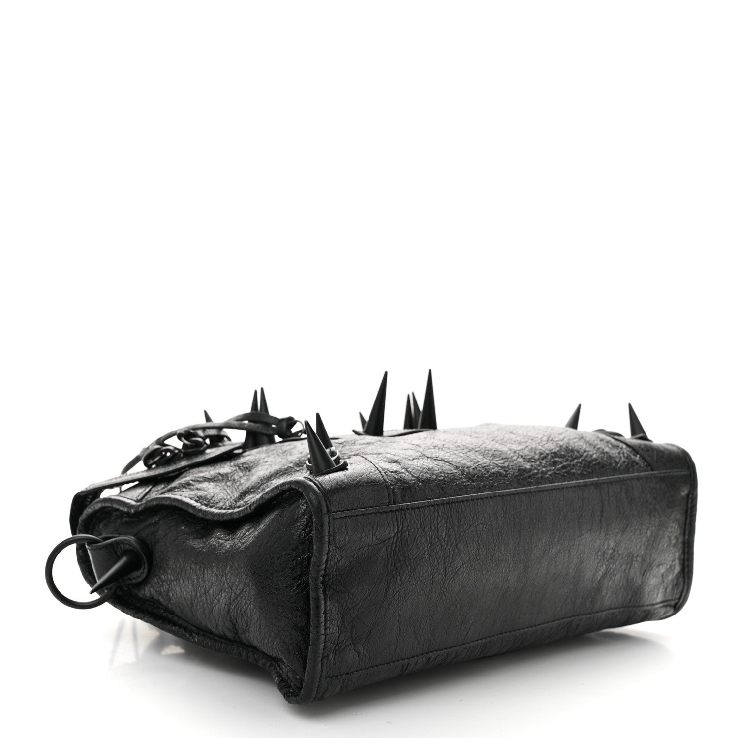 Balenciaga Agneau Spikes Black Hardware S City Black 5 of 12