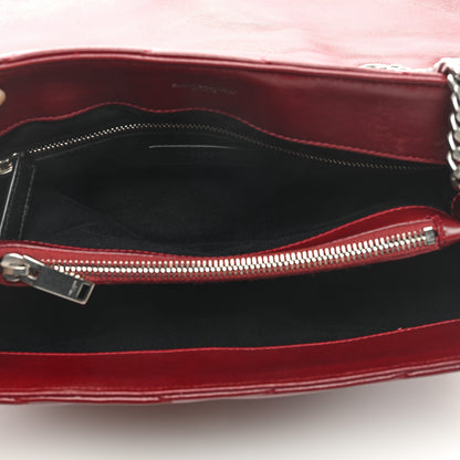 Saint Laurent Calfskin Y Quilted Monogram Medium Loulou Chain Satchel Palissandre 5 of 8