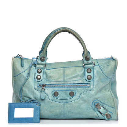 Balenciaga Agneau Giant 21 Silver Hardware Work Sky Silver Hardware 1 of 19