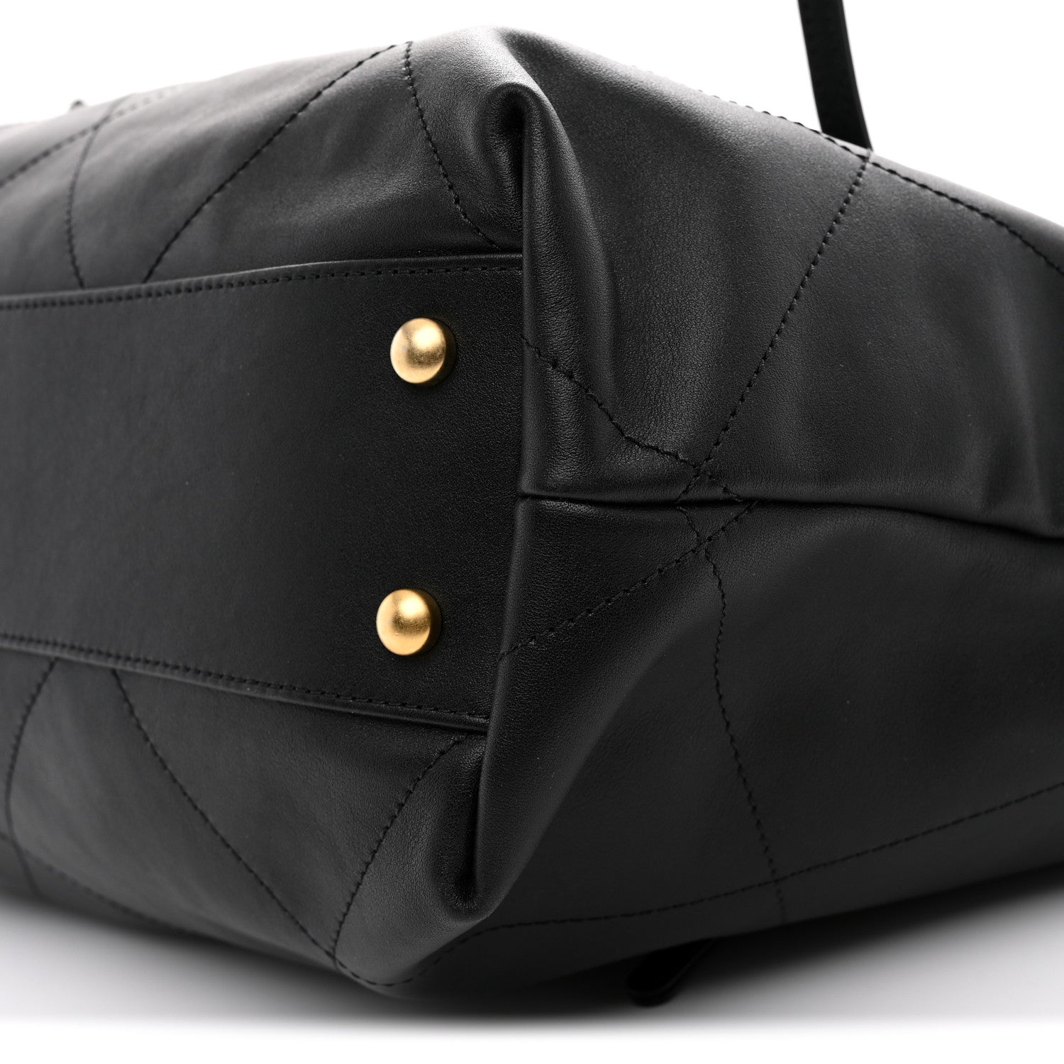 Chanel Calfskin Quilted Small Shopping Bag Black 11 of 11