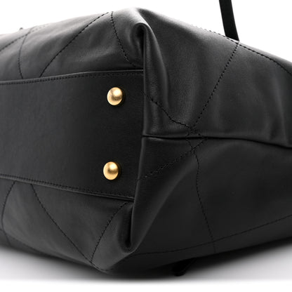 Chanel Calfskin Quilted Small Shopping Bag Black 11 of 11