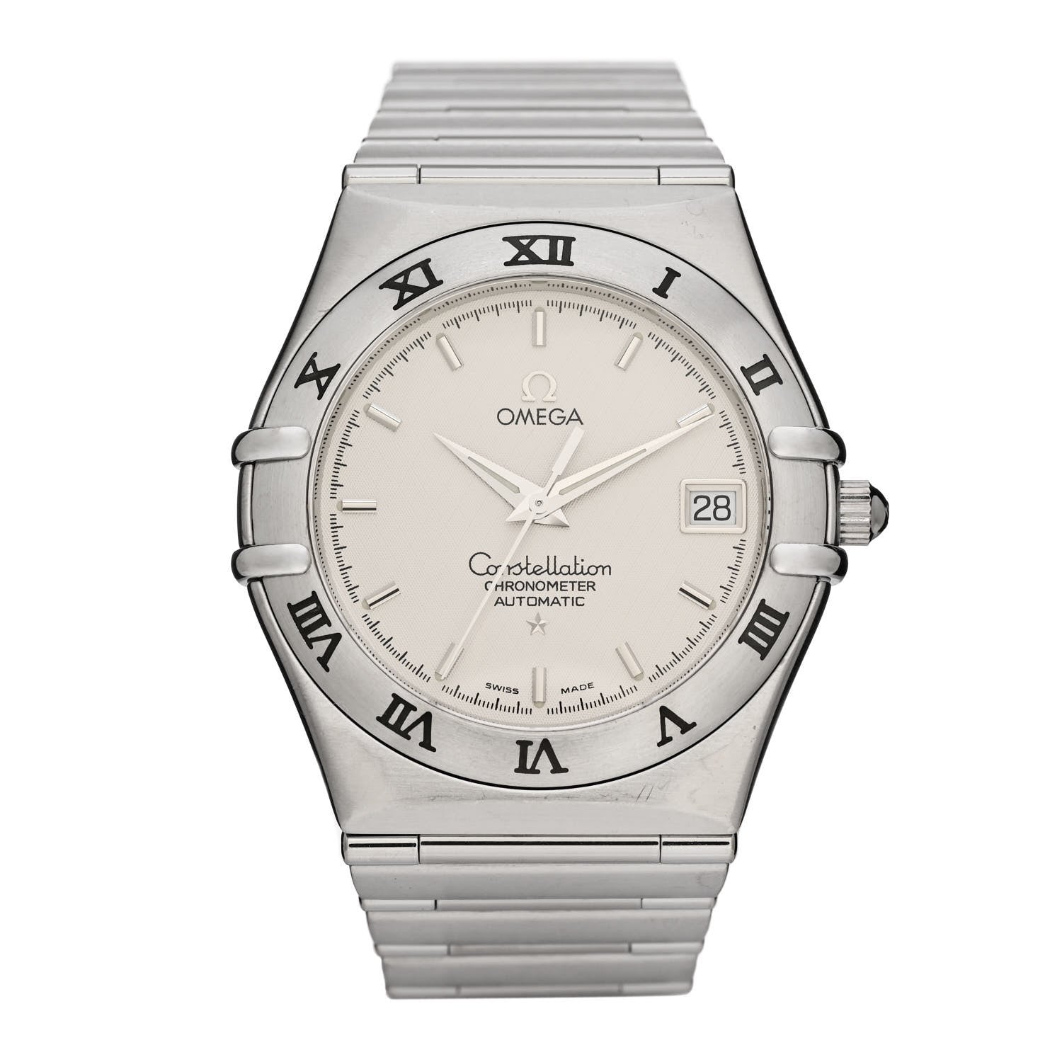 Omega Stainless Steel 35mm Constellation Chronometer Automatic Watch White 1502.30.00 1 of 5