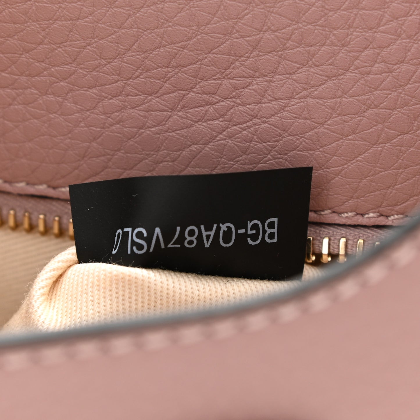 Vitello Large Rockstud Halfmoon Saddle Bag Lipstick