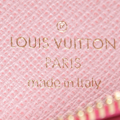 Louis Vuitton Monogram Blooming Flowers Zipped Card Holder Hot Pink Rose Ballerine 7 of 7