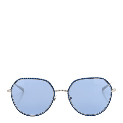 Chanel Round Sunglasses 4251-J Silver Blue 2 of 6
