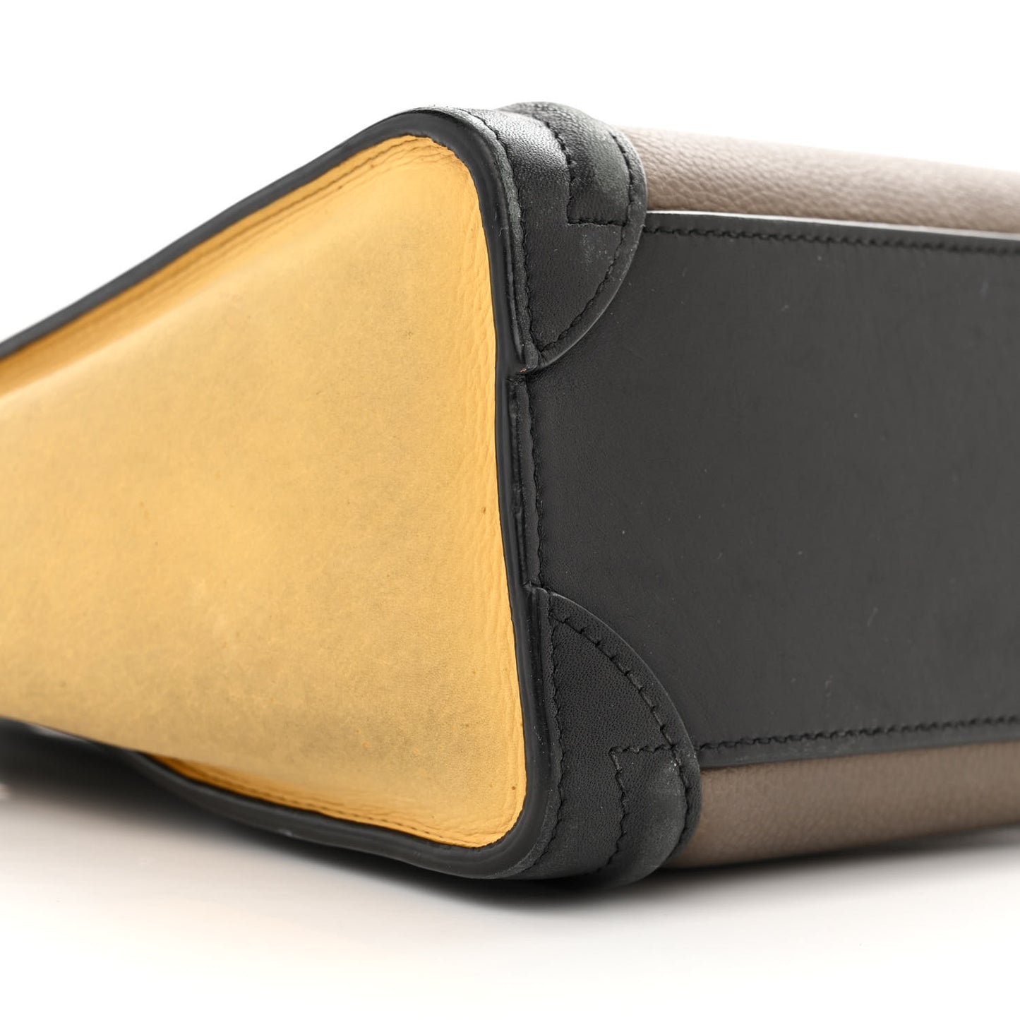 Nubuck Smooth Calfskin Nano Tri-Color Luggage Desert