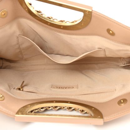 Chanel Caviar A Real Catch Clutch Beige 5 of 12