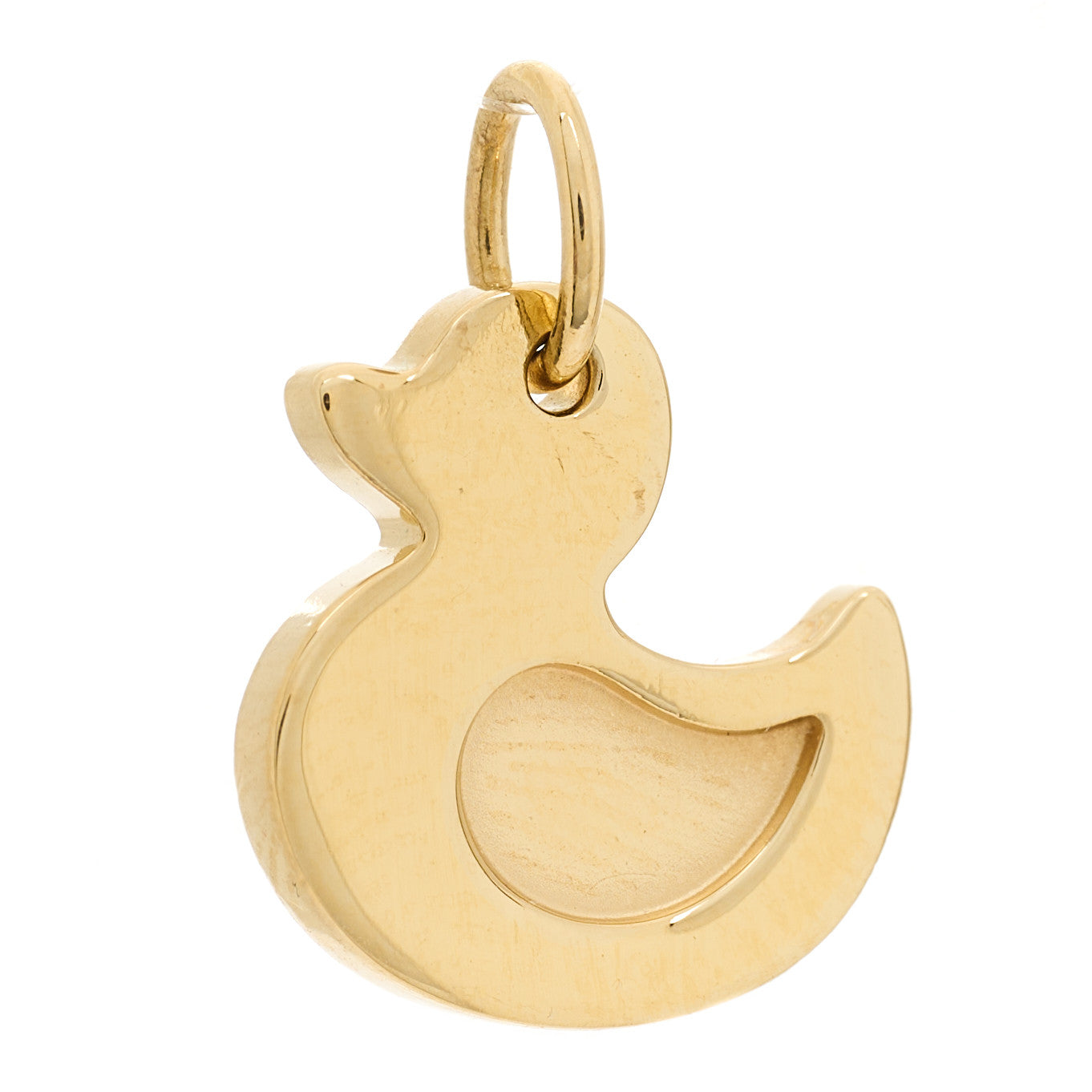 ノンタンTiffany luckyduckチャーム　ラッキーダック Tiffany 18K Yellow Gold Lucky Duck Charm 1406434 – FASHIONPHILE