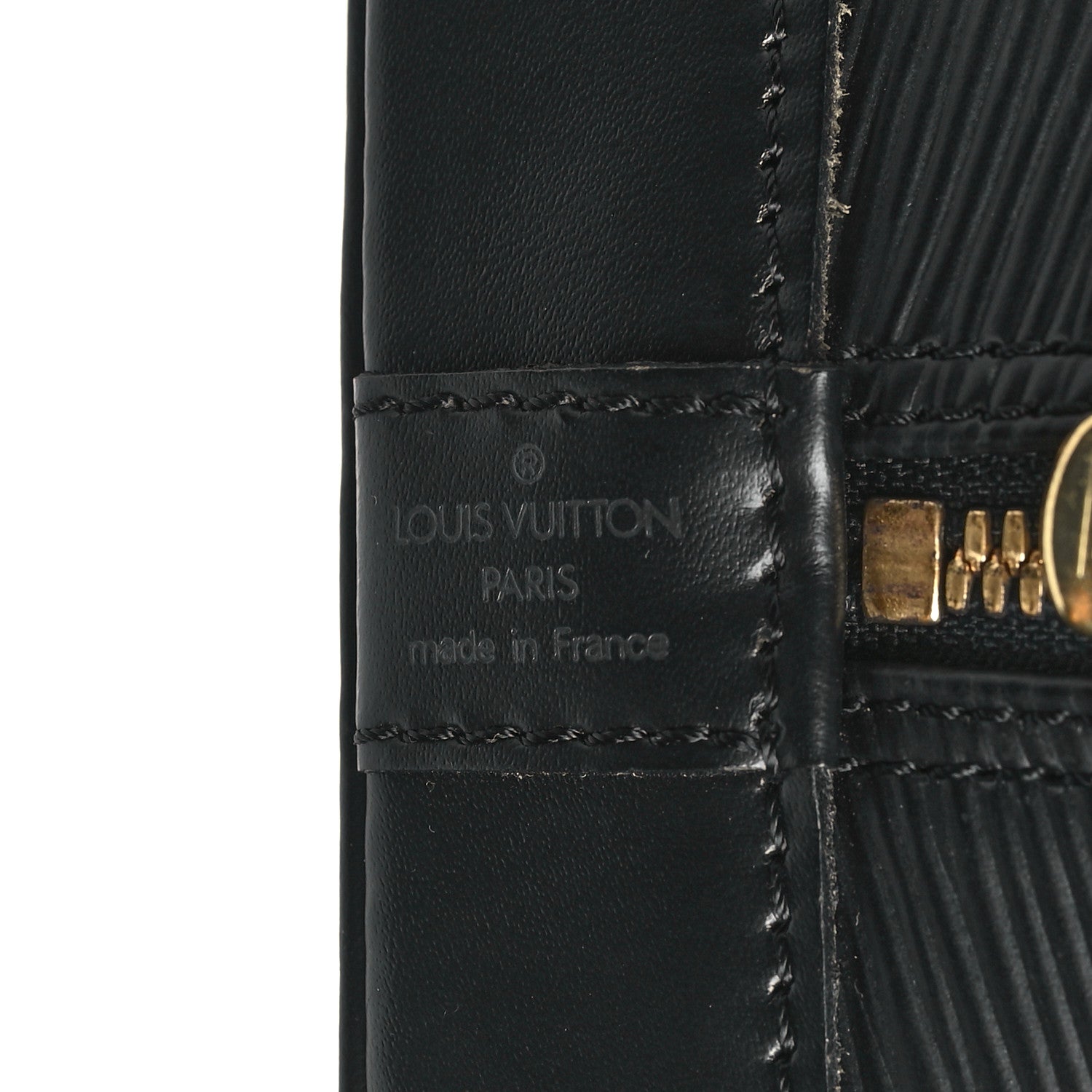 Louis Vuitton Epi Alma PM Black 6 of 9