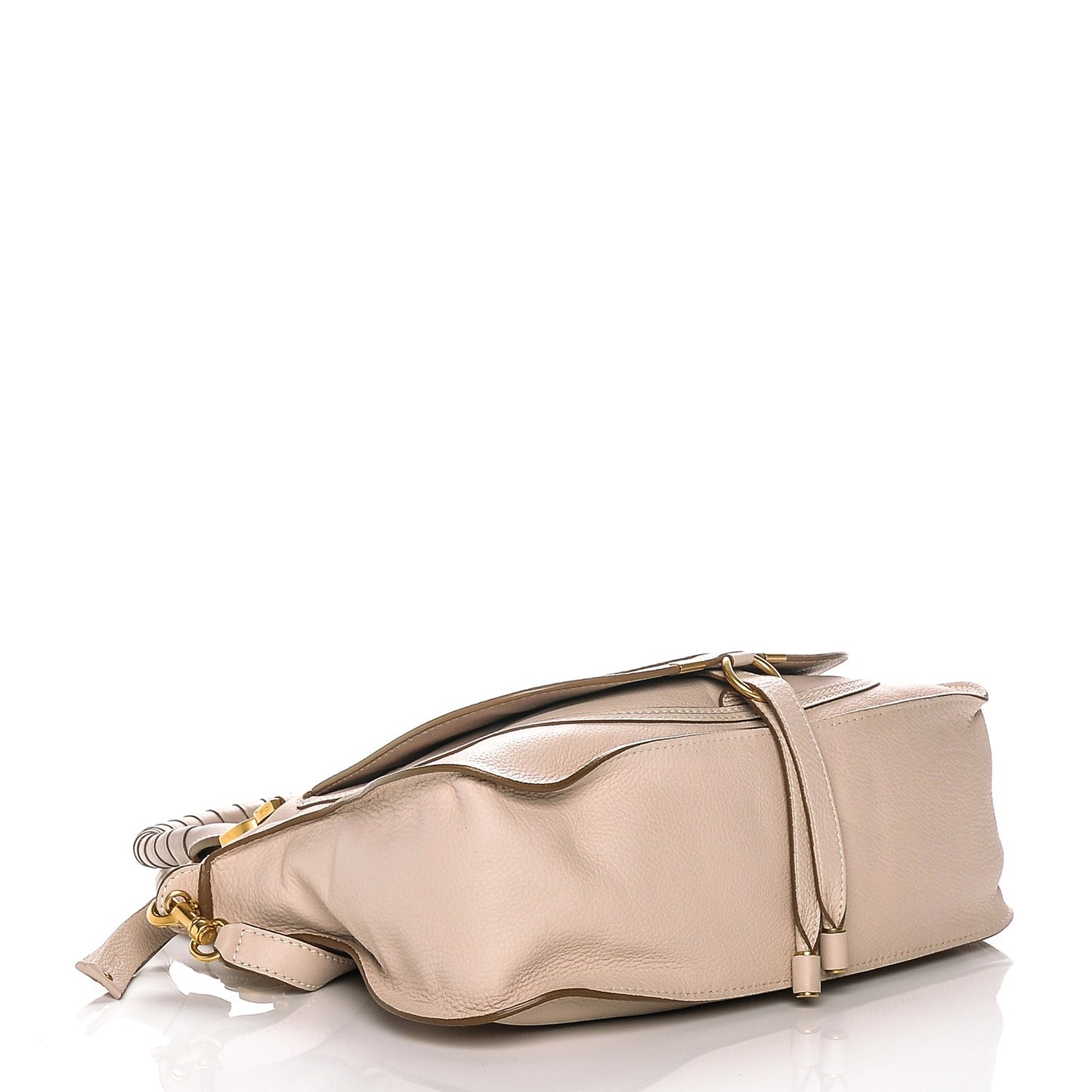 Calfskin Medium Marcie Satchel Abstract White