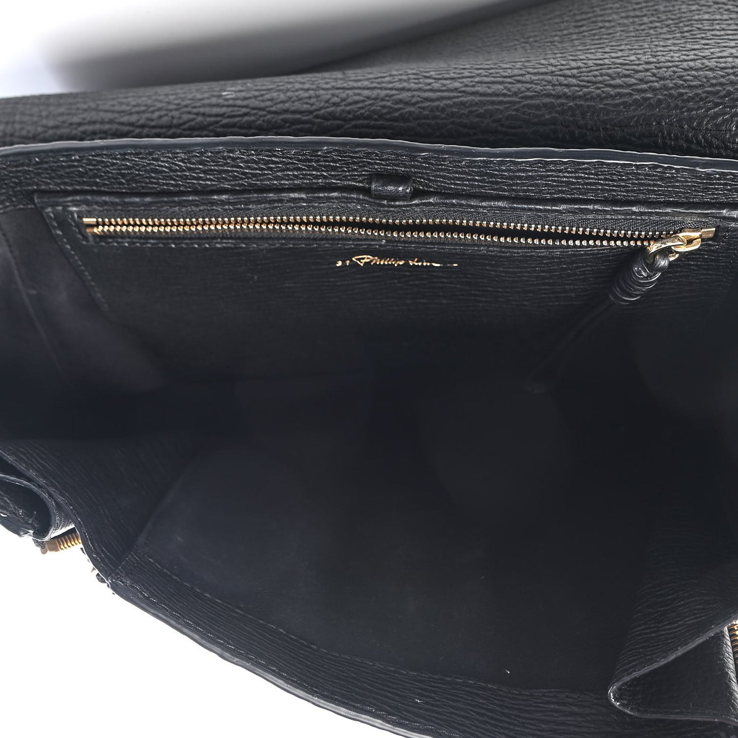Textured Calfskin Medium Pashli Satchel Black
