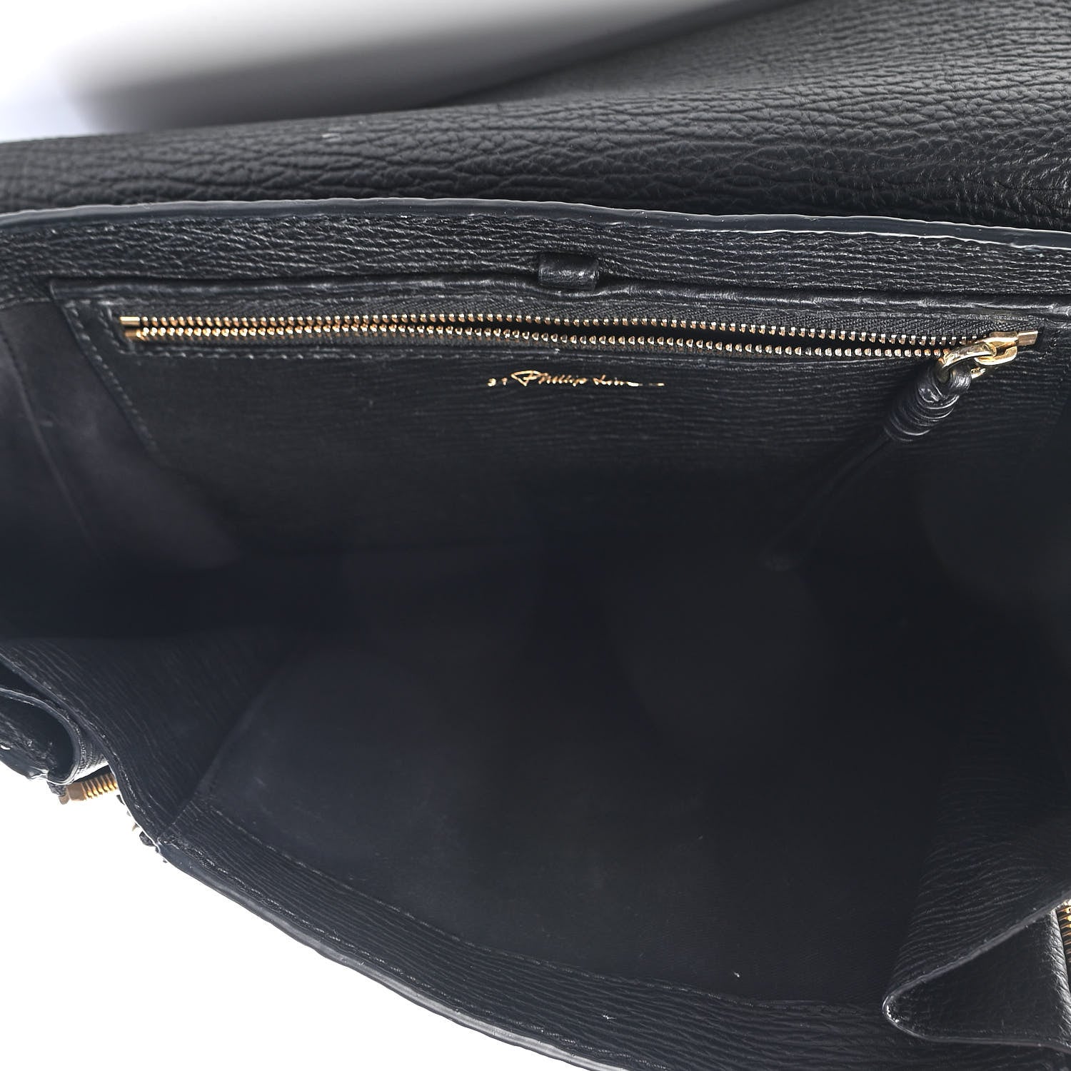 3.1 Phillip Lim Textured Calfskin Medium Pashli Satchel Black 5 of 9