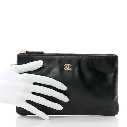 Chanel Shiny Calfskin 22 Removable Pouch Black 2 of 8