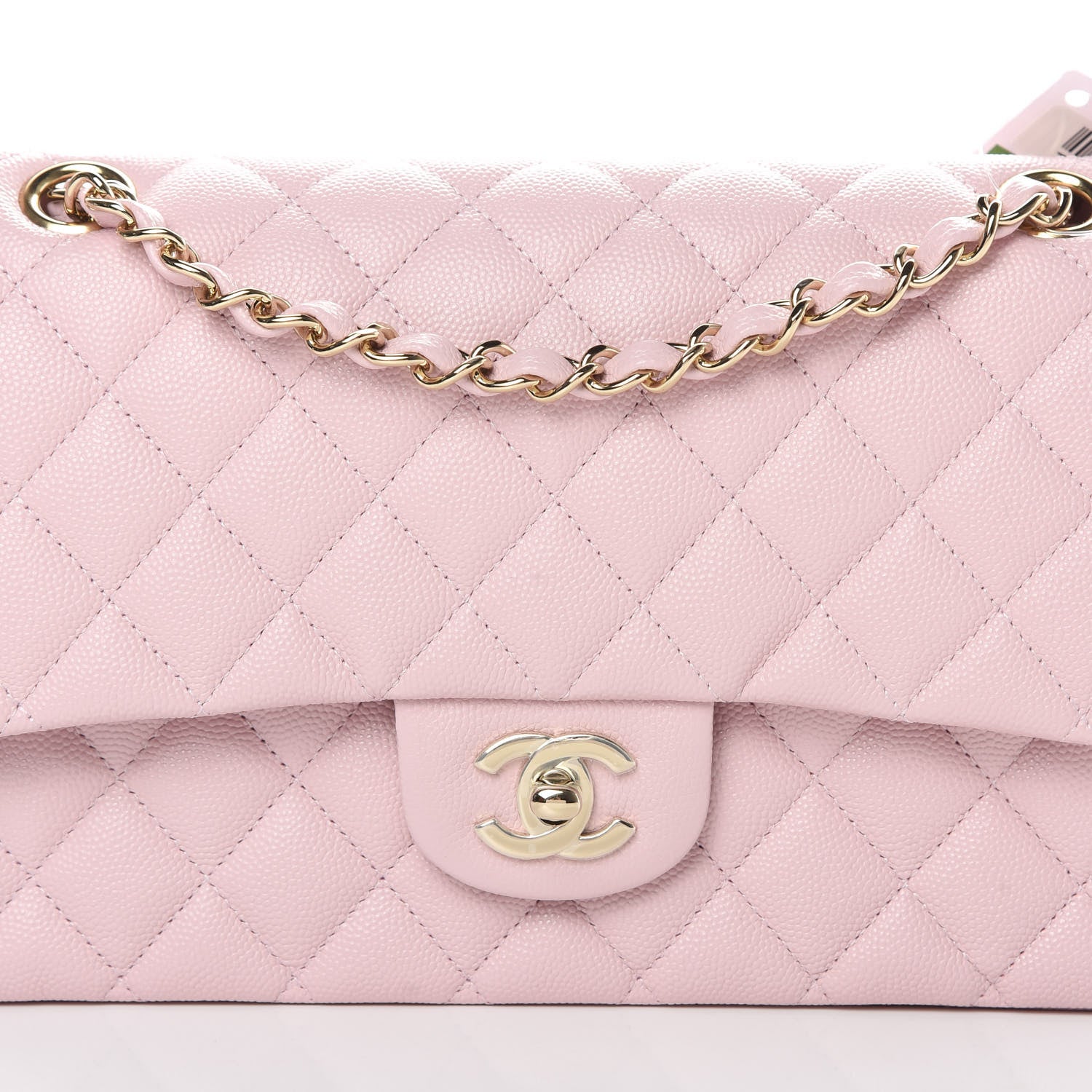 Chanel Caviar Quilted Medium Double Flap Light Pink 8 of 11