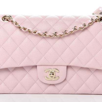 Chanel Caviar Quilted Medium Double Flap Light Pink 8 of 11