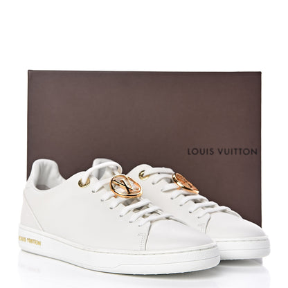 Louis Vuitton Calfskin Frontrow Sneakers 36.5 White 10 of 10