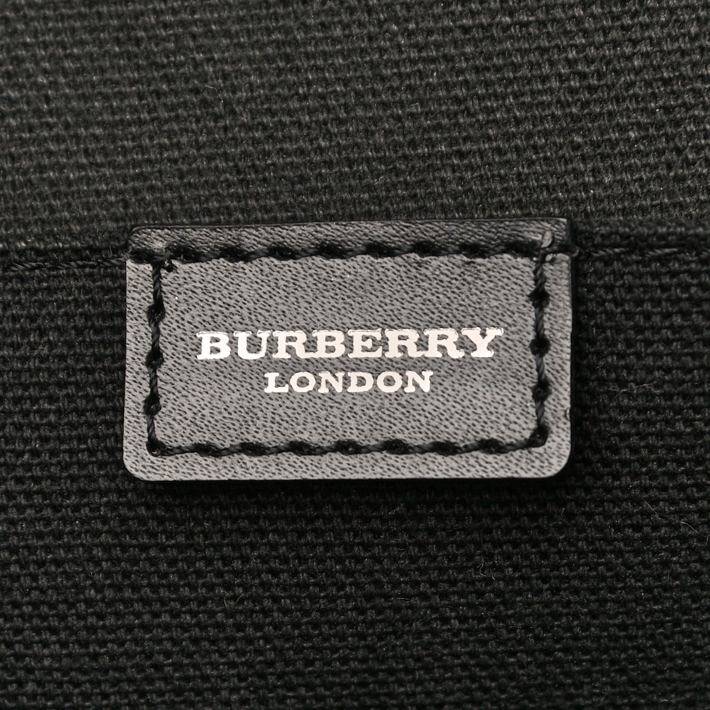 Canvas House Check Backpack Black