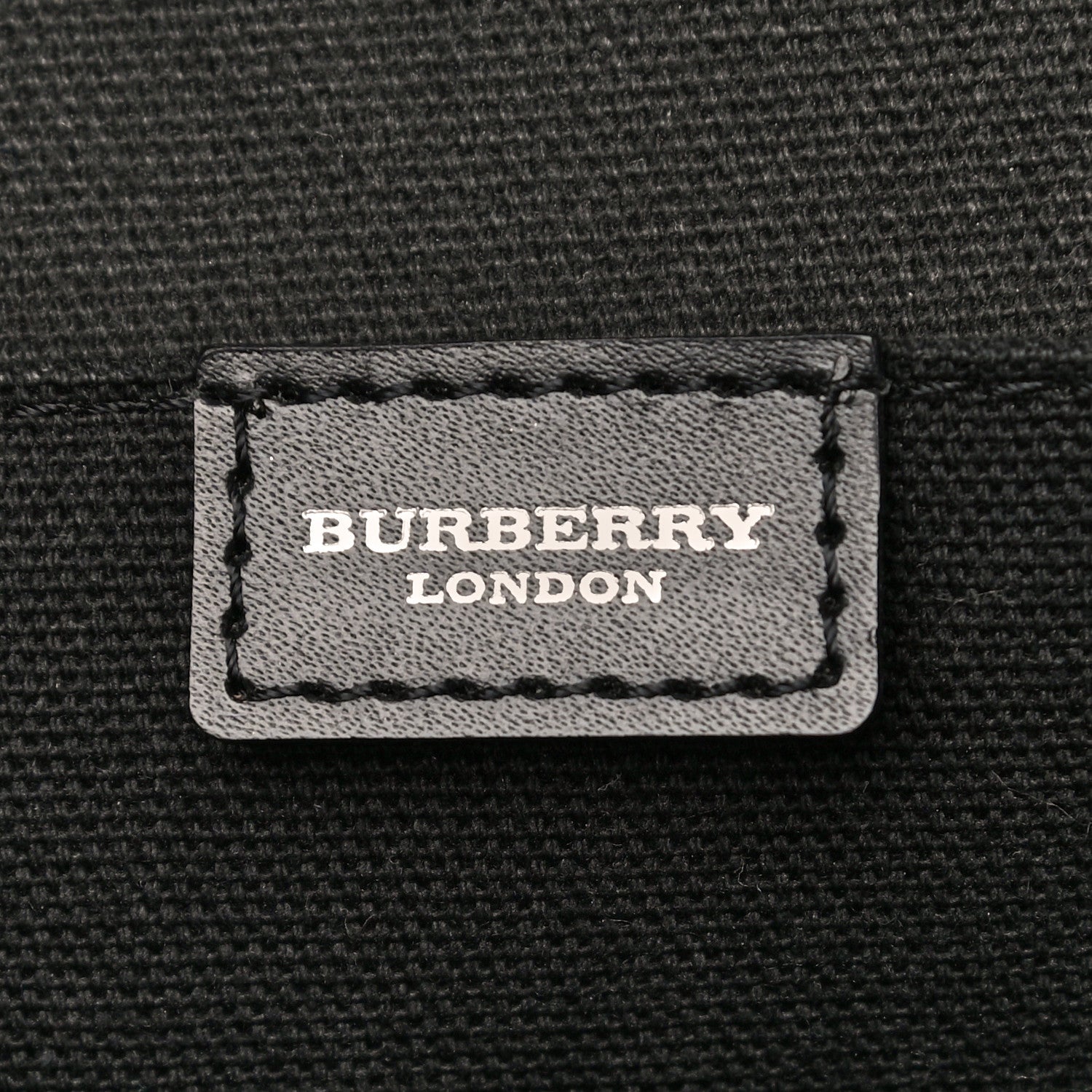 Burberry Canvas House Check Backpack Black 6 of 10