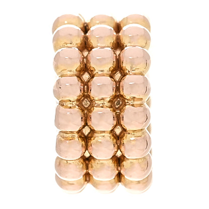Van Cleef & Arpels 18K Rose Gold Perlee 3-Row Pendant 1 of 5