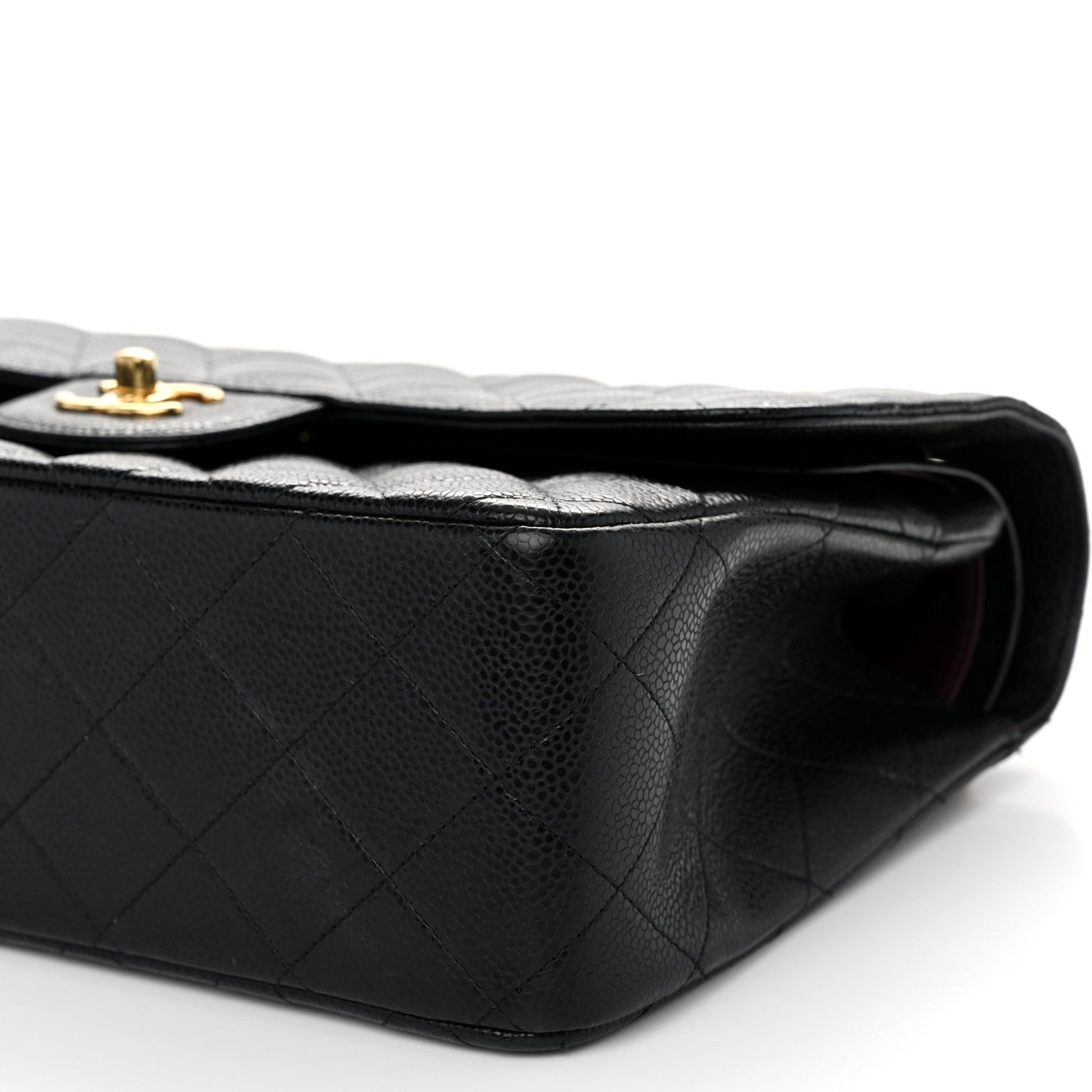 Chanel Caviar Quilted Jumbo Double Flap Black 10 of 10