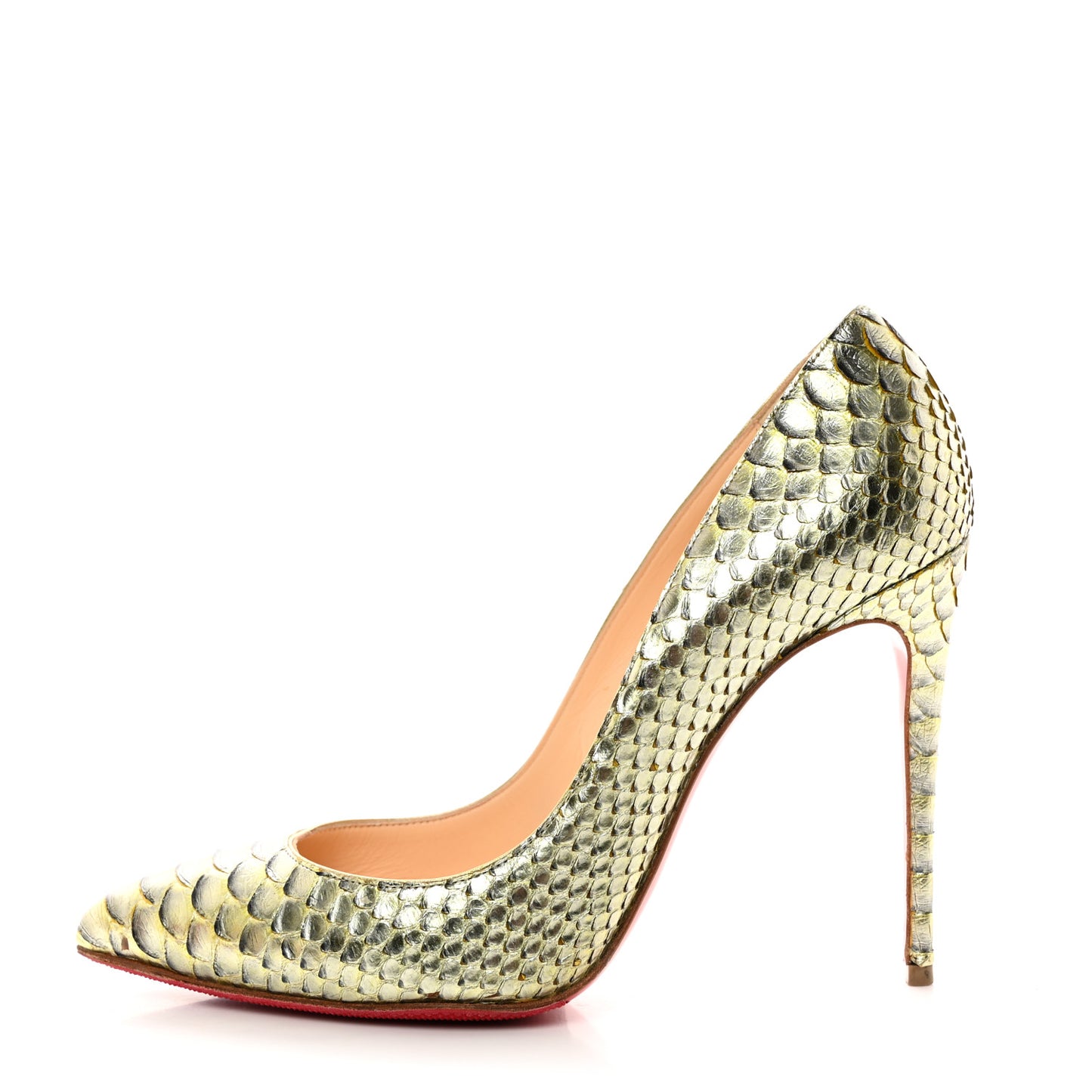 Python Armure Pigalle Follies 100 Pumps 38.5 Green
