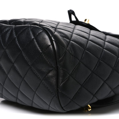 Chanel Calfskin Quilted Small Urban Spirit Backpack Black 9 of 10