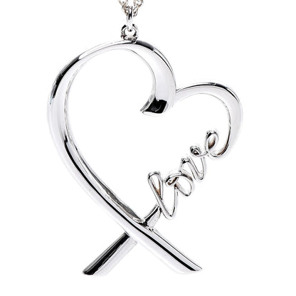 Tiffany Sterling Silver Paloma Picasso Loving Heart Love Pendant Necklace 4 of 6