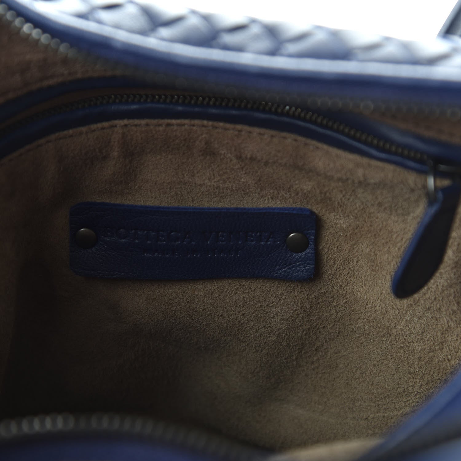 Bottega Veneta Nappa Intrecciato Pillow Crossbody Messenger Atlantic 8 of 9