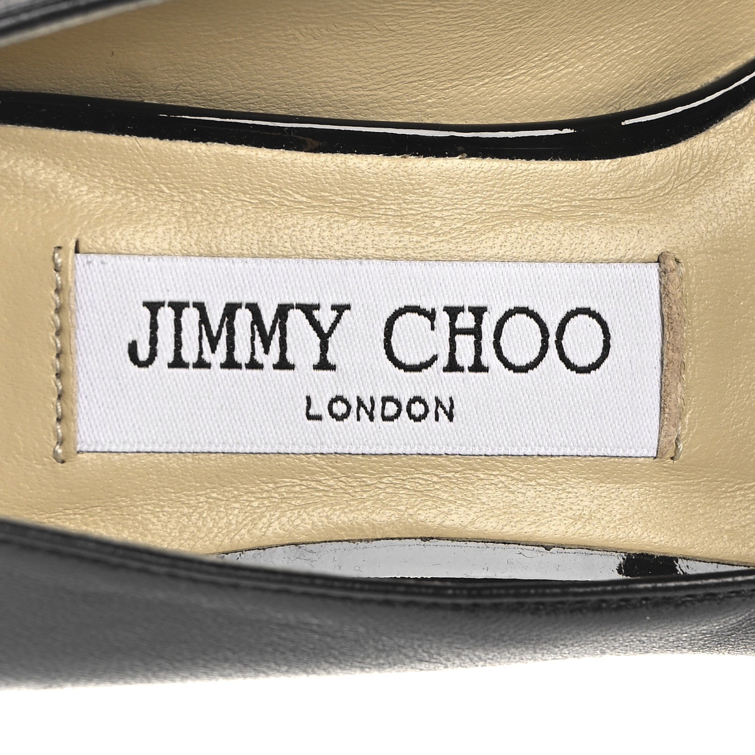 Jimmy Choo Nappa Patent Elisa 45 Mary Jane Flats 35 Black 8 of 9