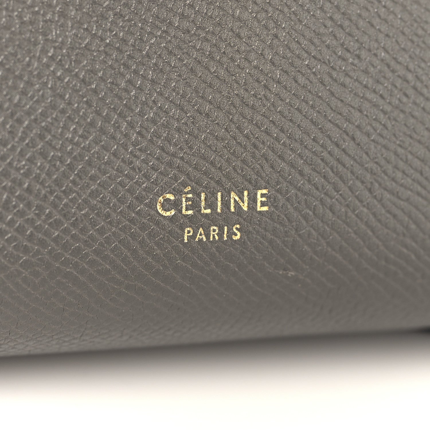 Celine Grained Calfskin Micro Belt Bag Grey 6 of 13