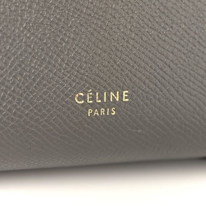 Celine Grained Calfskin Micro Belt Bag Grey 6 of 13