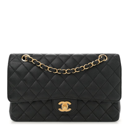 Chanel Caviar Quilted Medium Double Flap Black 1 of 10