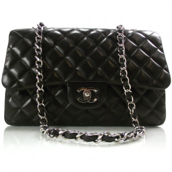 Chanel Lambskin Jumbo Flap Black 1 of 12