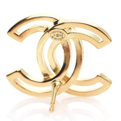 Chanel Metal Obazine CC Earrings Gold 4 of 4