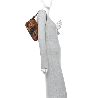 Fendi Calf Hair Zebra Print Baguette Brown 2 of 15