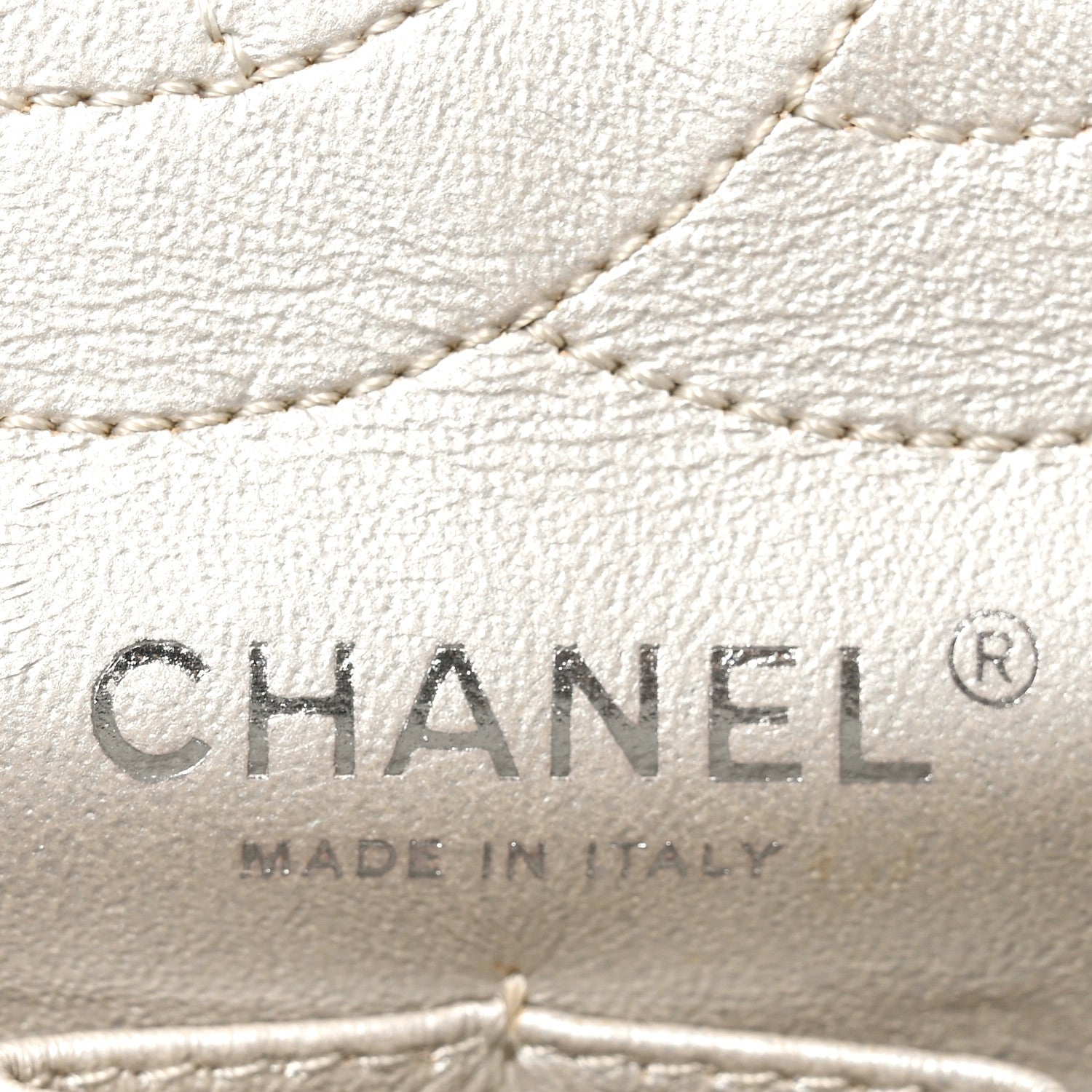 Chanel Metallic Aged Calfskin Quilted 2.55 Reissue 226 Flap Silver 6 of 10