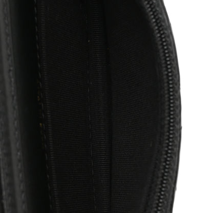 Chanel Calfskin Quilted Mini Maxi Pearls Wallet On Chain WOC Black 5 of 11