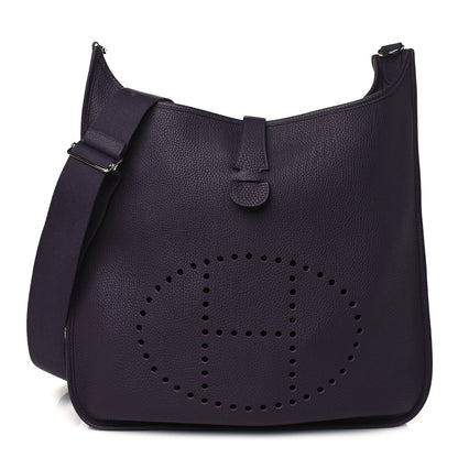 Hermes Togo Evelyne III TGM Raisin 1 of 9