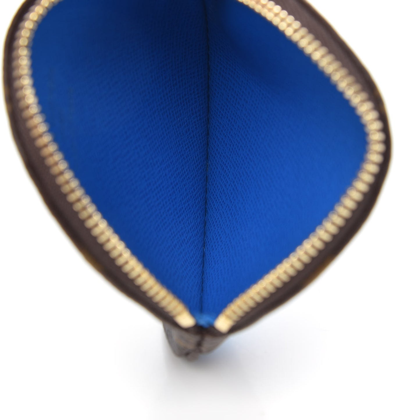 Monogram 2019 Christmas Animation Round Coin Purse Blue