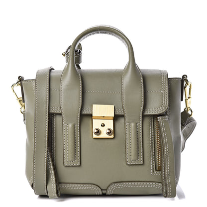 3.1 Phillip Lim 3.1 Calfskin Mini Pashli Satchel Sage 1 of 12