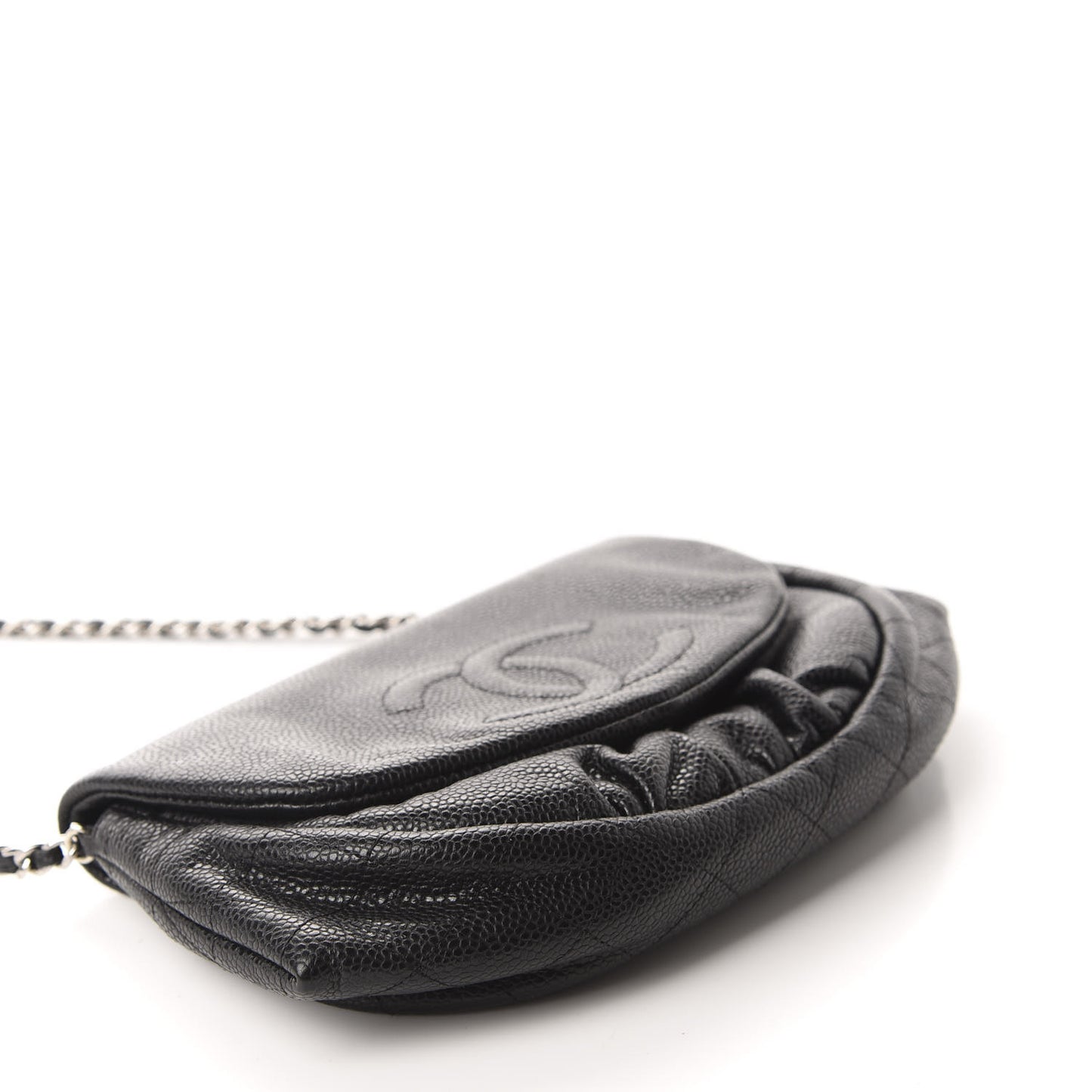 Caviar Half Moon Wallet On Chain WOC Black