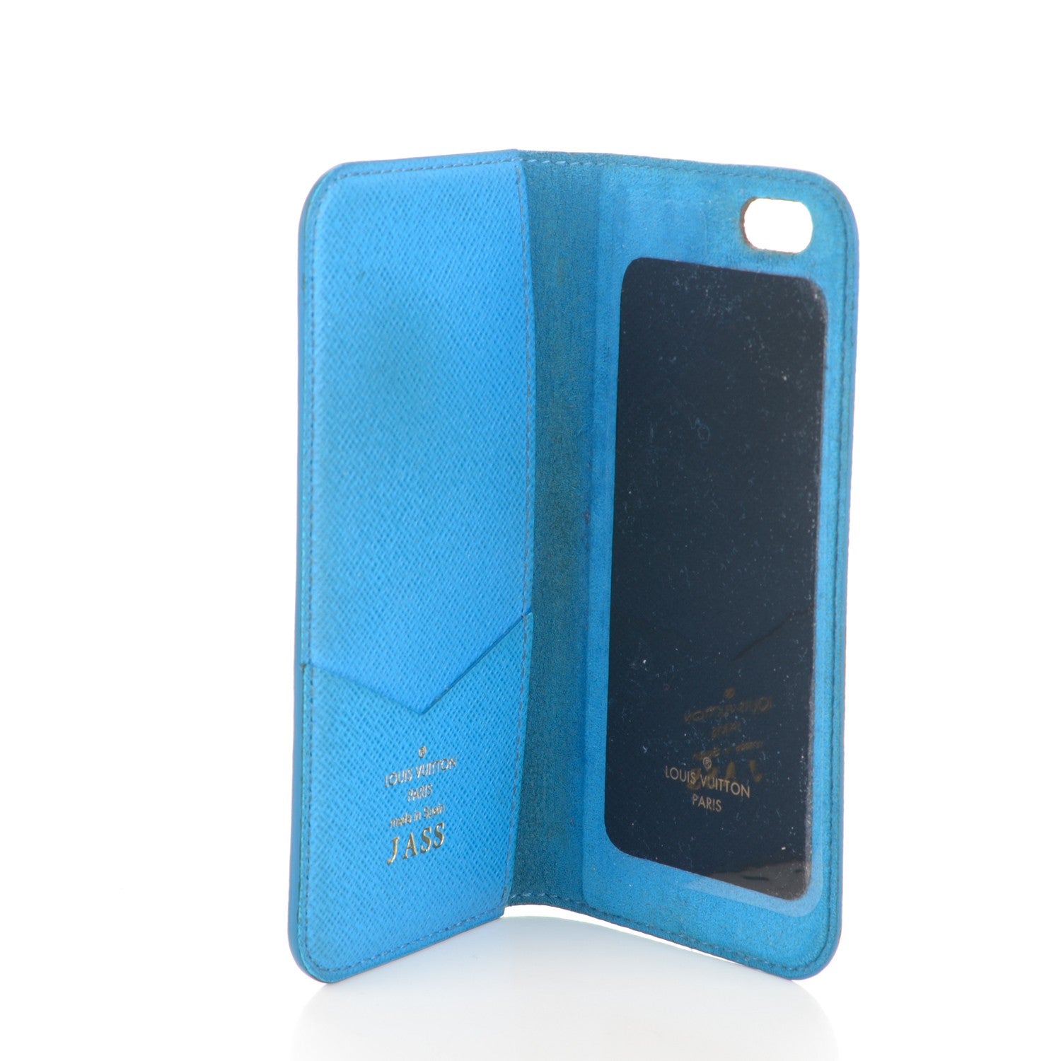 Louis Vuitton Monogram iPhone 6 Folio Case Blue 5 of 7